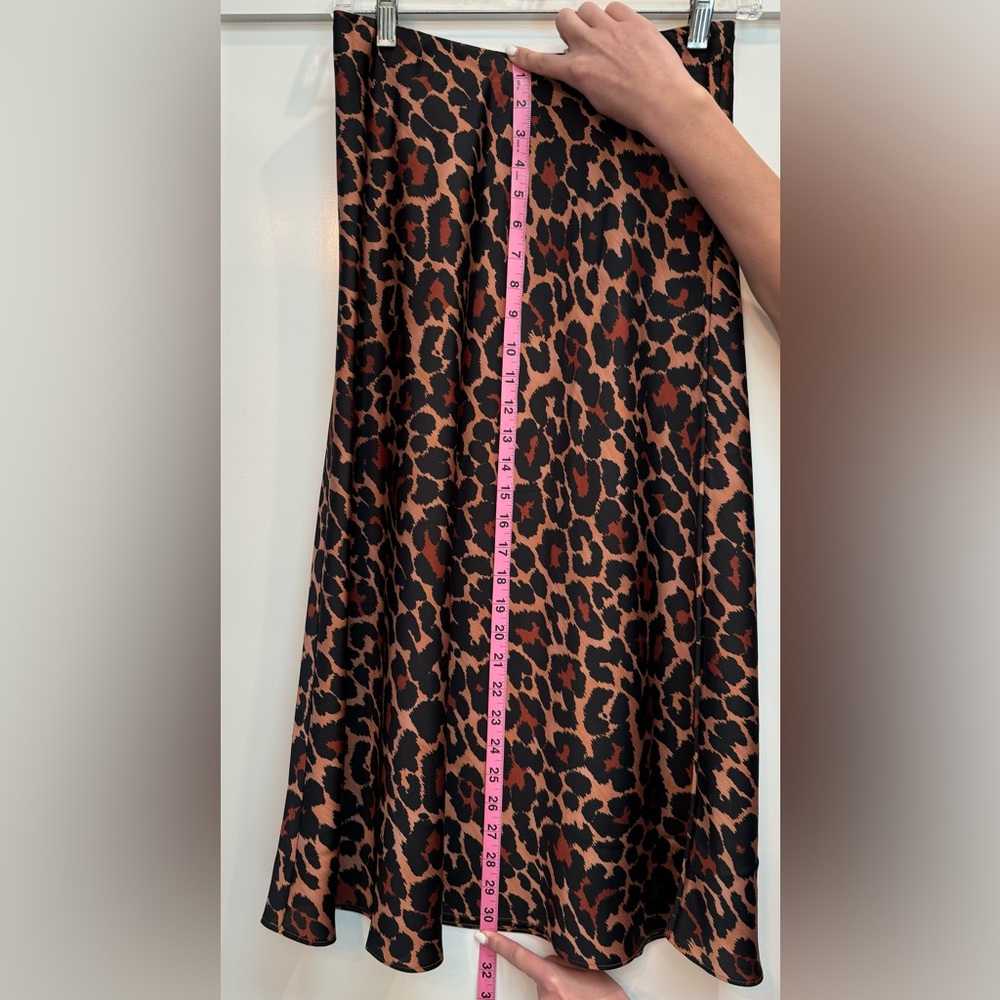 Gwyneth Slip Skirt - Leopard Print